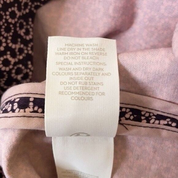 BODEN Purple Floral Corduroy Mini Dress NWT - Picture 9 of 9